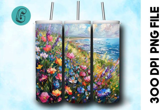 Stunning 3D Floral Tumbler Wrap for Creative Projects